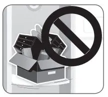 LG S3CW Styler Steam Closet with TrueSteam Technology and Exclusive Moving Hangers in Metallic Charcoal User Manual - Do not use the shelf to store heavy items