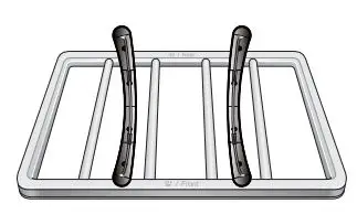 LG S3CW Styler Steam Closet with TrueSteam Technology and Exclusive Moving Hangers in Metallic Charcoal User Manual - Insert the hangers between the rails of the shelf