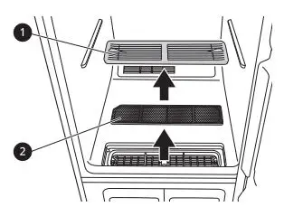 LG S3CW Styler Steam Closet with TrueSteam Technology and Exclusive Moving Hangers in Metallic Charcoal User Manual - Open the front grille