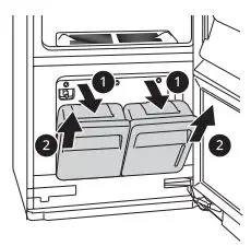 LG S3CW Styler Steam Closet with TrueSteam Technology and Exclusive Moving Hangers in Metallic Charcoal User Manual - Pull the handle of the tank forward