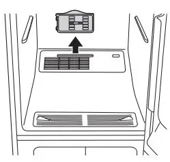 LG S3CW Styler Steam Closet with TrueSteam Technology and Exclusive Moving Hangers in Metallic Charcoal User Manual - Remove the aroma filter from the appliance
