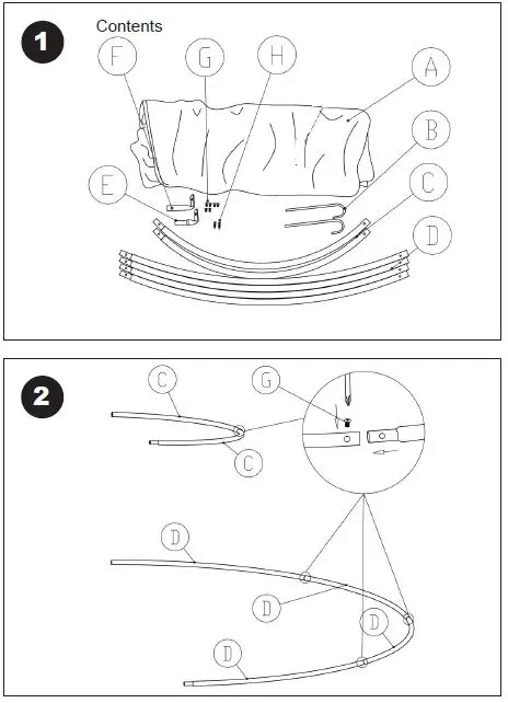 NORDIC 805-403 Tent for Swing-1