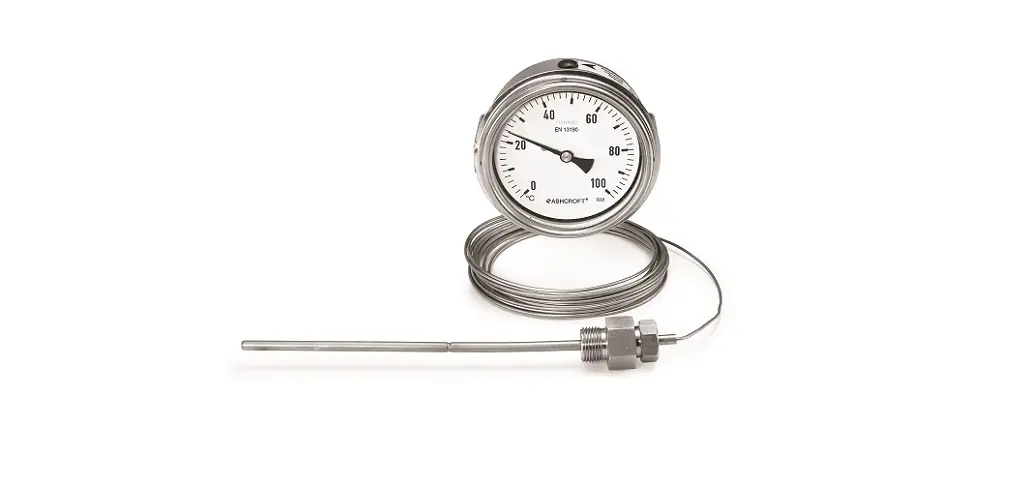 Ashcroft S5500 Stainless Steel Gas Actuated Thermometer Instruction Manual