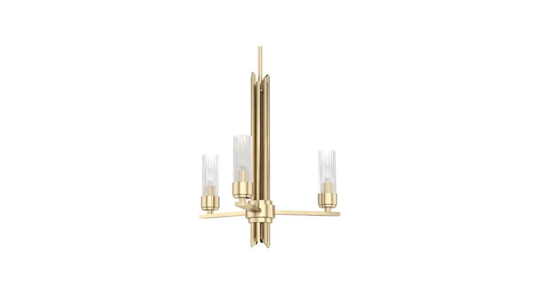 Hunter 19781 3 Light Chandelier Instruction Manual