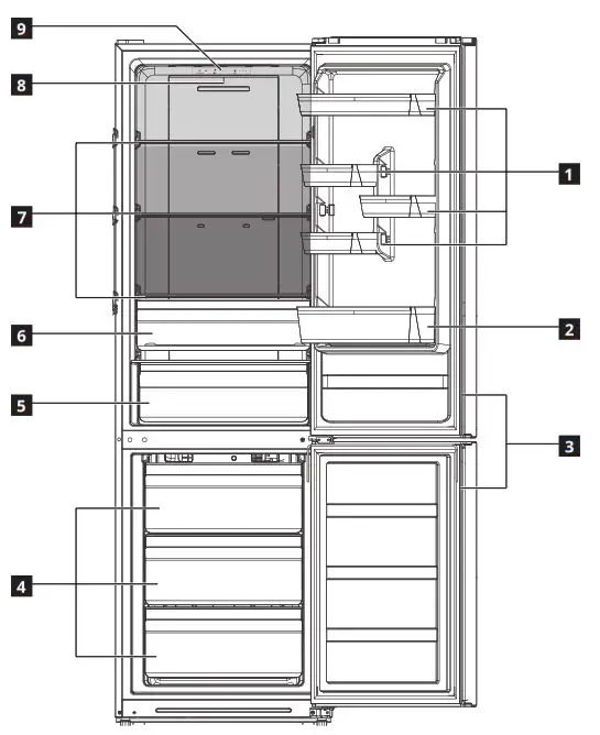 IKEA MEDGÅNG Fridge - Electrical connection 2