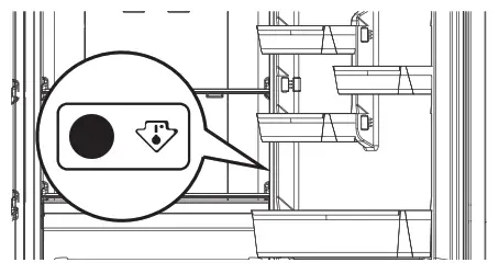 IKEA MEDGÅNG Fridge - Temperature indicator