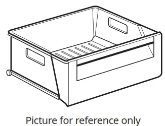 IKEA MEDGÅNG Fridge - Vegetable drawer