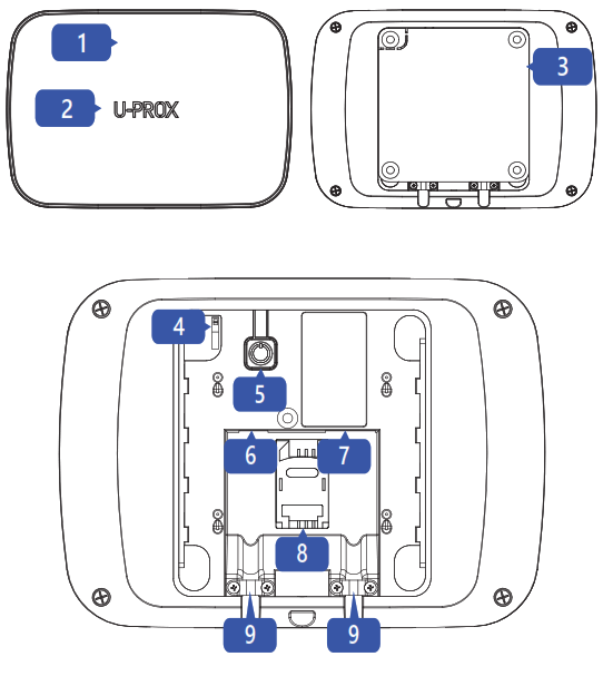 U PROX MP WIFI S WHITE Hub WIFI Central Pack - fig