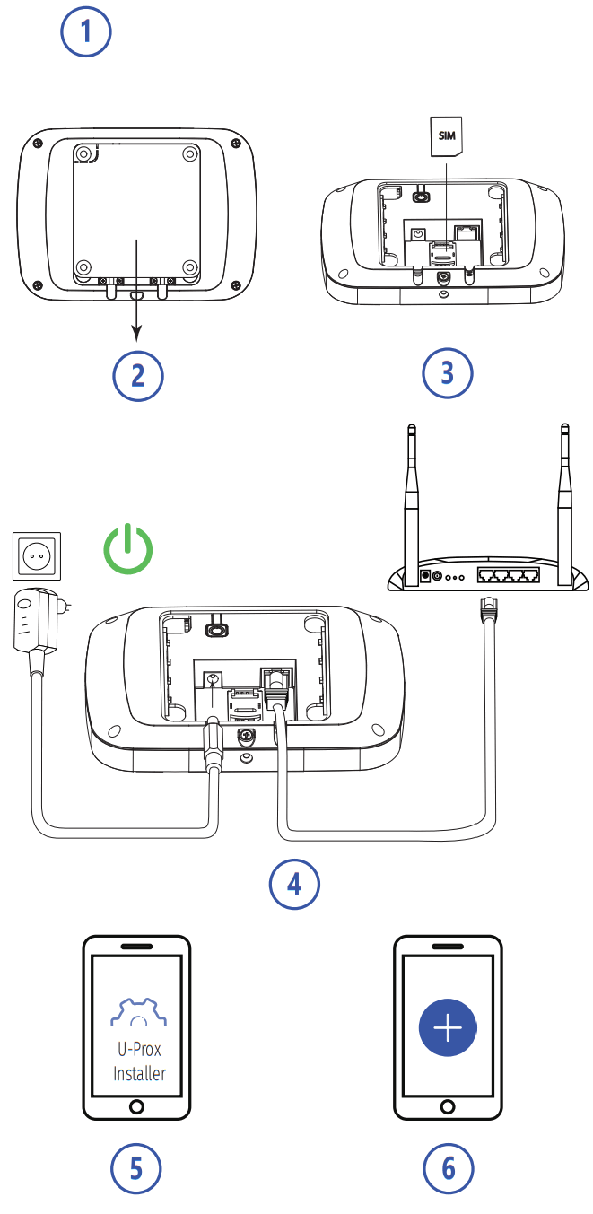 U PROX MP WIFI S WHITE Hub WIFI Central Pack - fig12