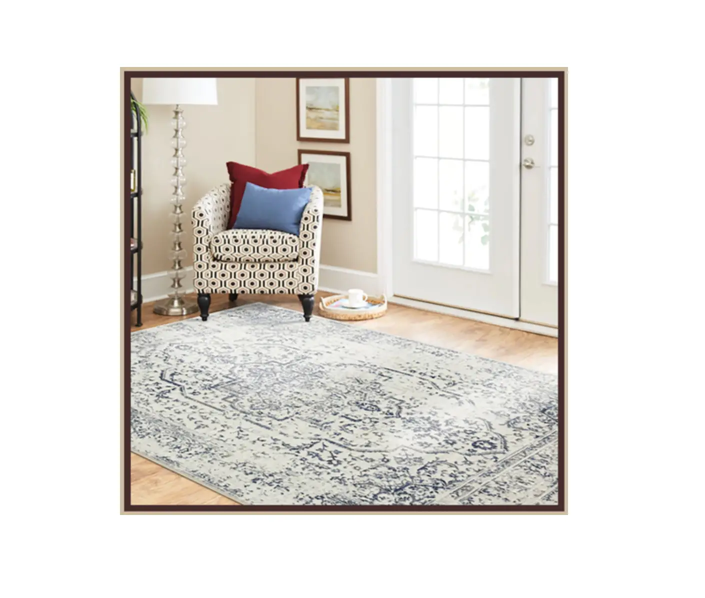 Allen Roth Damask Abstract 5 X 8 Smokey Gray Indoor Damask Area Rug Instructions