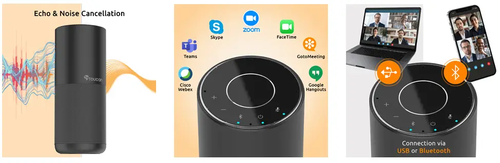 TOUCAN-TCS100KUAZ-Echo-Canceling-Conference-Speaker-FIG-3