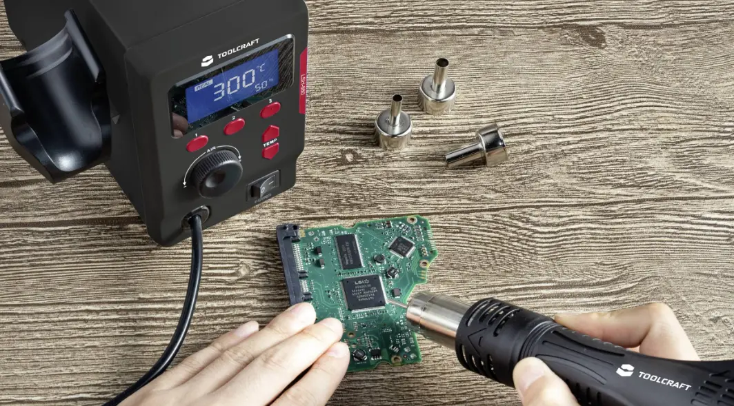 Toolcraft 800w Lsh-880 Hot Air Station Instruction Manual