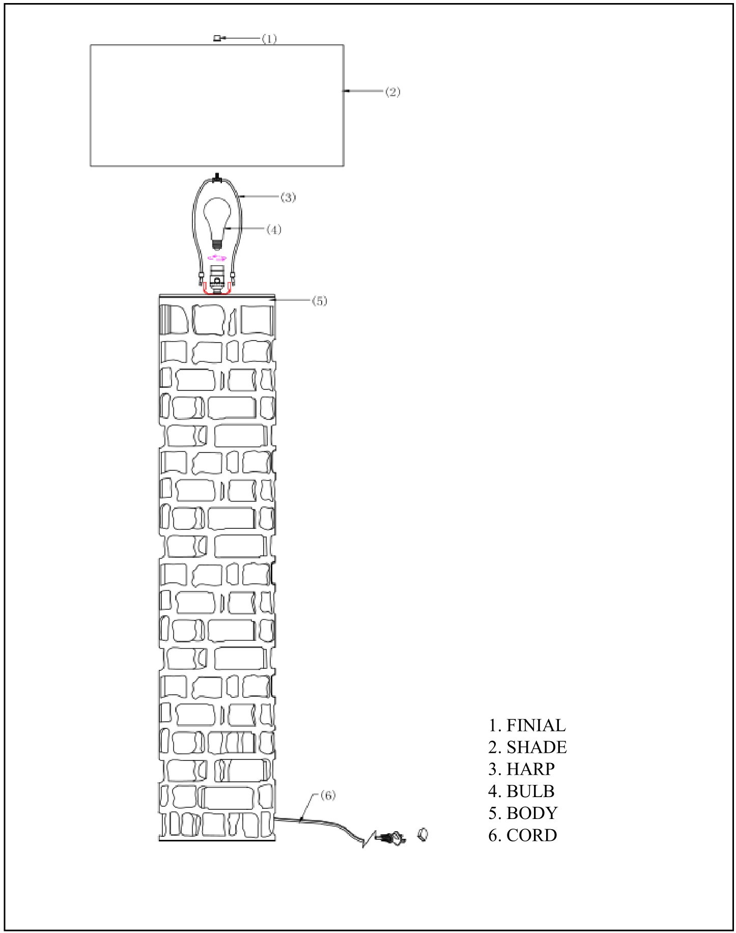 TREND TF70005BG Gold Floor Lamp - overview