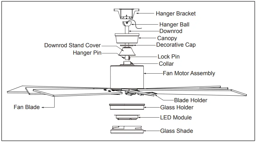 VAXCEL-F0081-60-Inch-Black-LED-Indoor-Outdoor-Ceiling-Fan-fig-3