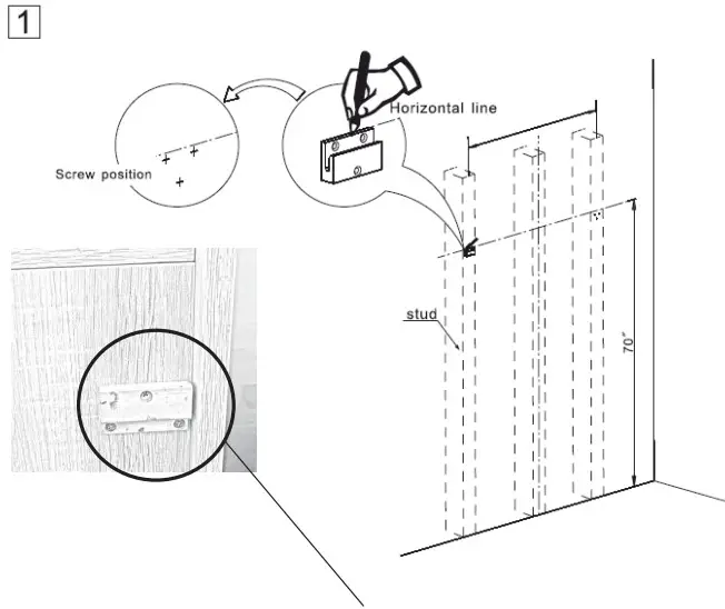 better bathrooms 900mm Blue Wall Hung Vanity Unit with Basin - Figure 1
