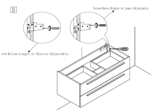 better bathrooms 900mm Blue Wall Hung Vanity Unit with Basin - Figure 10