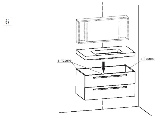 better bathrooms 900mm Blue Wall Hung Vanity Unit with Basin - Figure 11