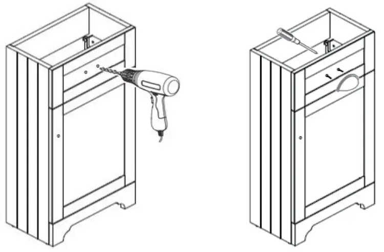 better bathrooms 900mm Blue Wall Hung Vanity Unit with Basin - Figure 12