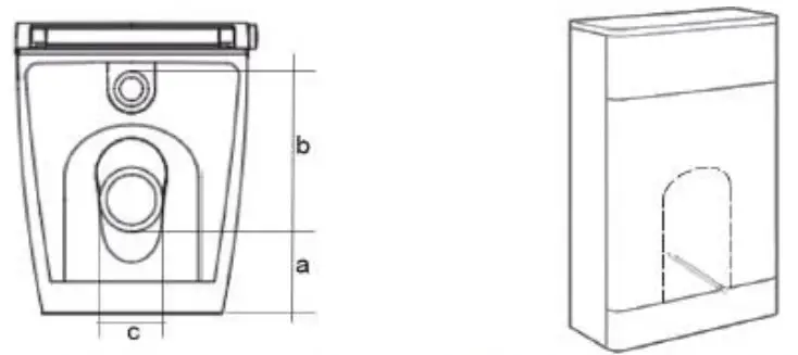 better bathrooms 900mm Blue Wall Hung Vanity Unit with Basin - Figure 16