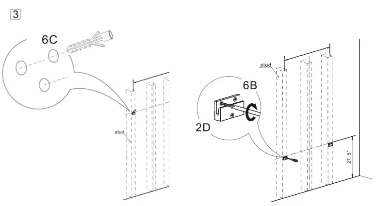 better bathrooms 900mm Blue Wall Hung Vanity Unit with Basin - Figure 8