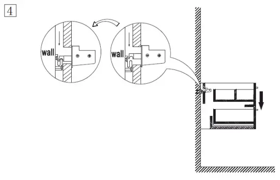 better bathrooms 900mm Blue Wall Hung Vanity Unit with Basin - Figure 9