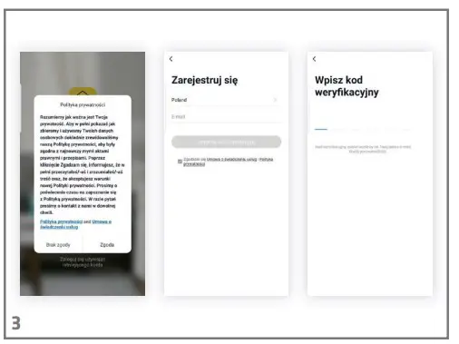 Registering a new user