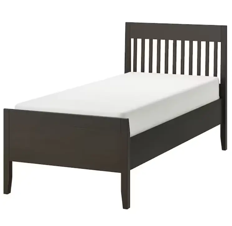 IKEA 605.582.17 BRUKSVARA Bed Frame Brown 90x200 Cm