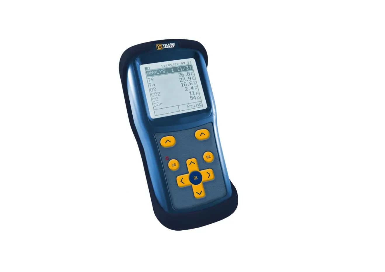 Yellow Jacket Ca502 Combustion Analyzer User Guide
