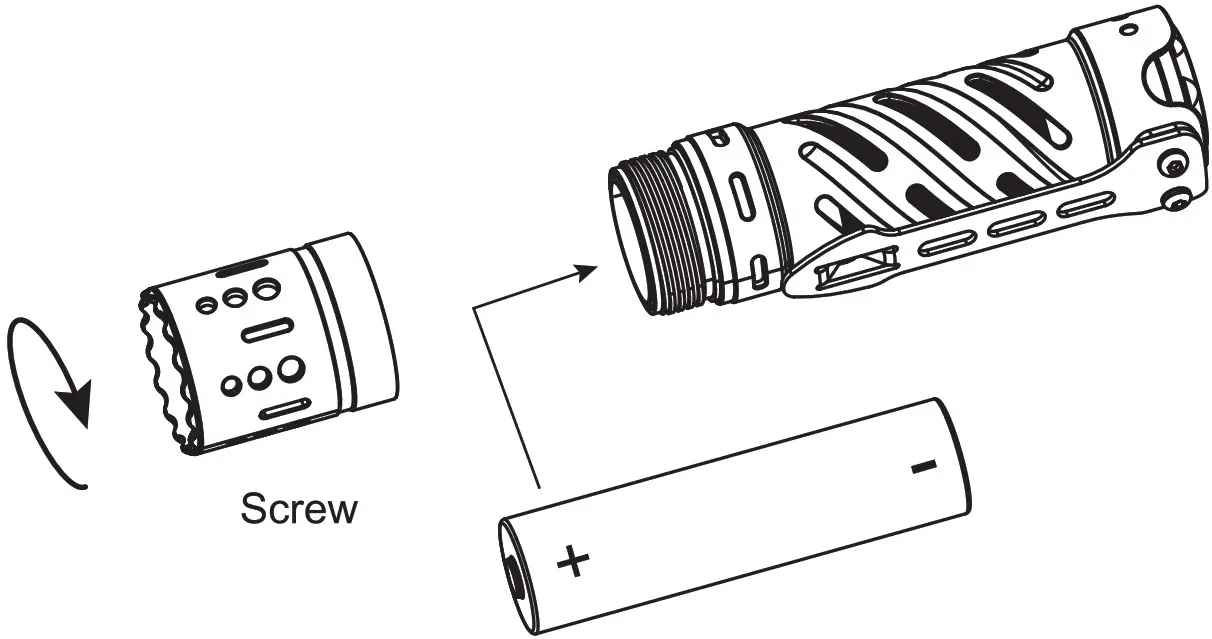 ACEBEAM E70mini EDC flashlight - Figure 2