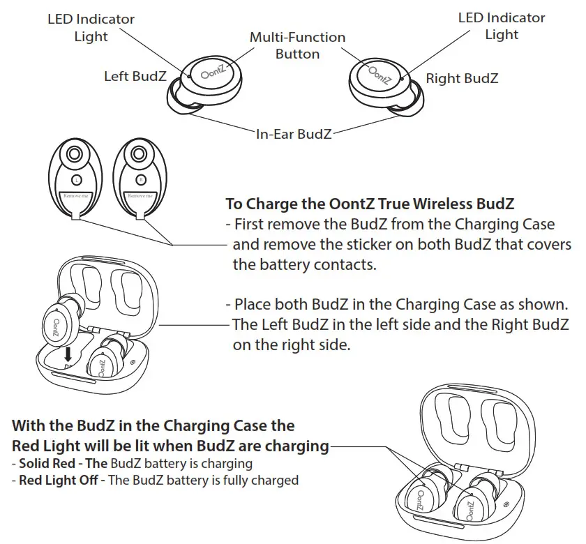 OontZ True Wireless BudZ Bluetooth Earbuds - Getting to Know Your
