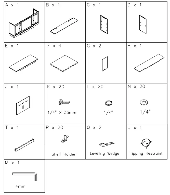 ASHLEY W880-68 Mallacar 75 Inch TV Stand - Figure 1