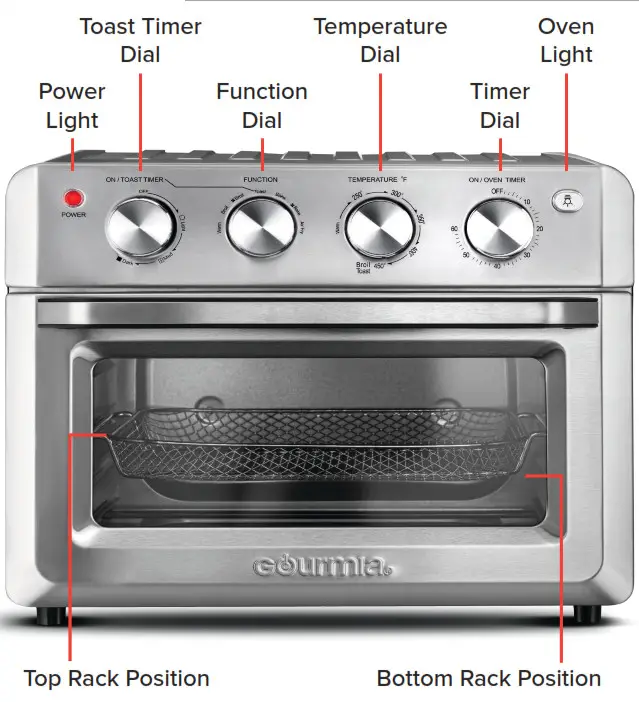 Gourmia GTF7580 Air Fryer Oven-OVEN