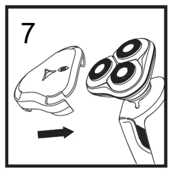 timberk T-SHR62LDW Electric Shaver 8