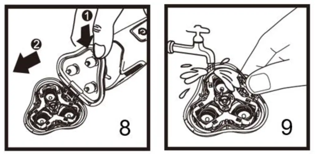 timberk T-SHR62LDW Electric Shaver 9