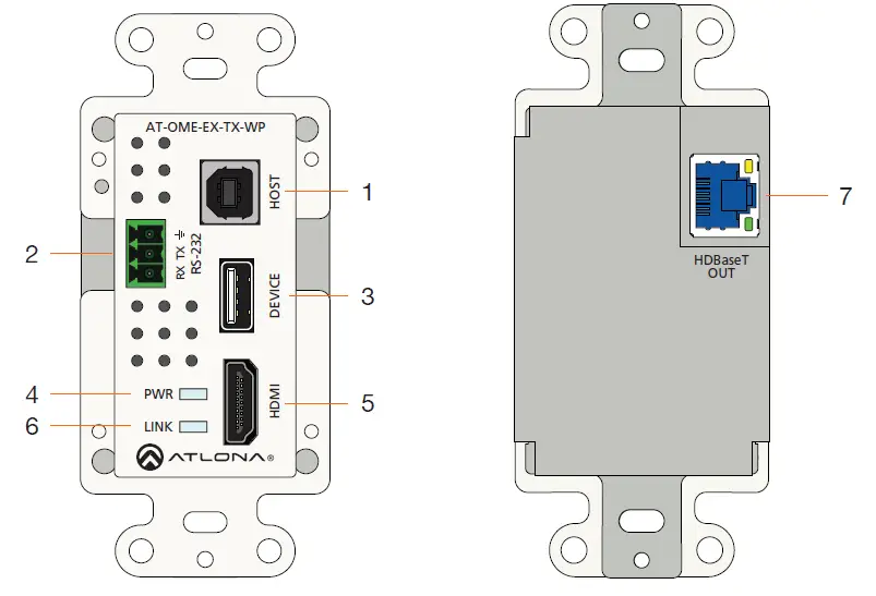 ATLONA-AT-OME-EX-TX-WP-Omega-4K-or-UHD-Wallplate-Transmitter-for-HDMI-FIG-1