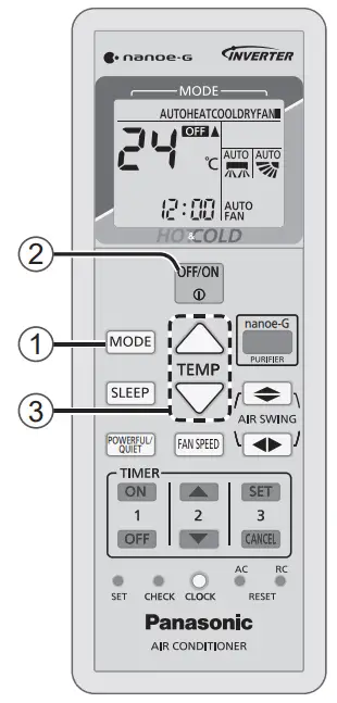 Panasonic Air Conditioner -fig 4