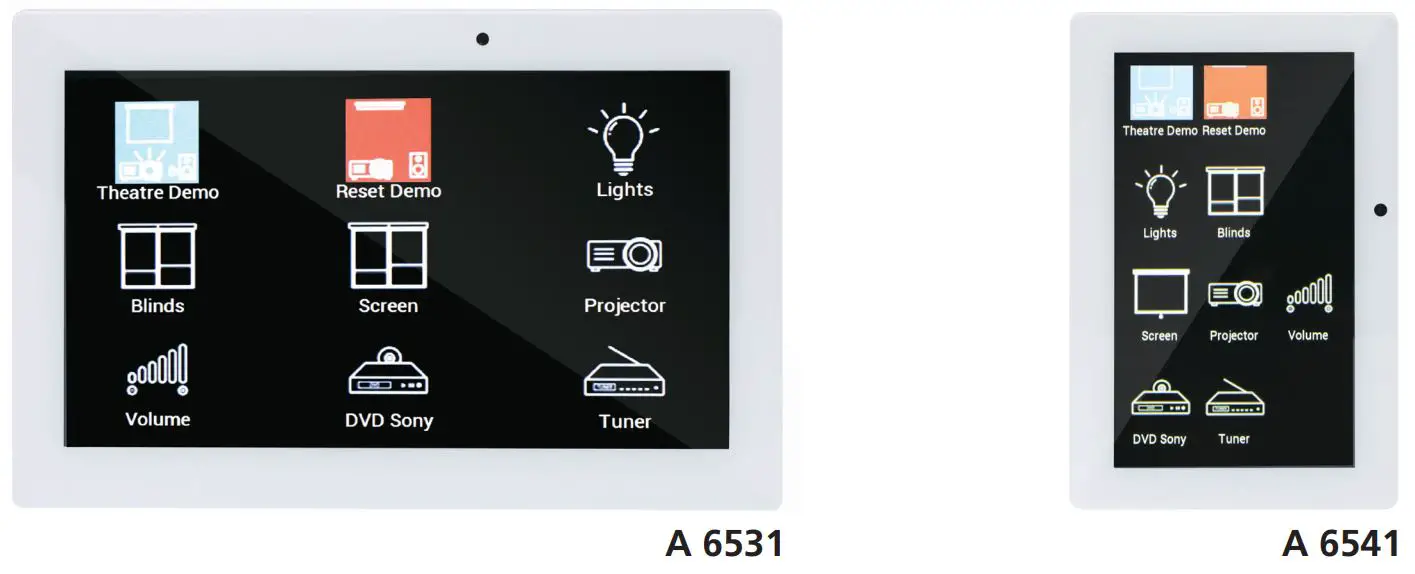 Redback A6530 Programmable Touchscreen Wallplate User Manual