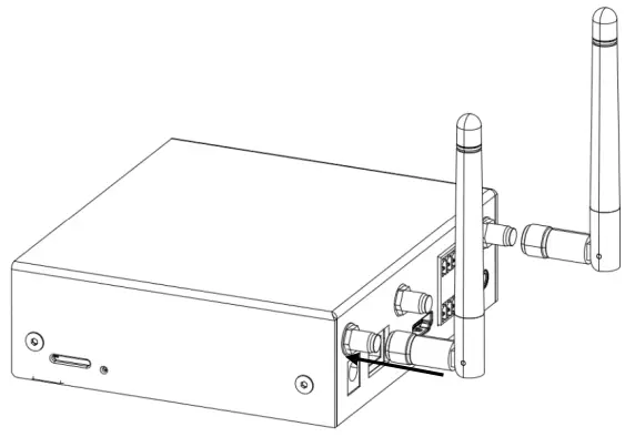BHS QCS605 AI Box Edge Computing Device - Wifi Antenna
