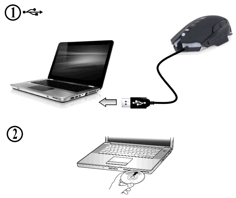 gembird MUSG-06 Programmable Gaming Mouse 1