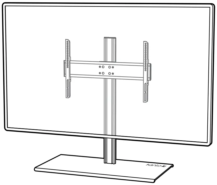 kanto TTS150 Tabletop TV Stand -