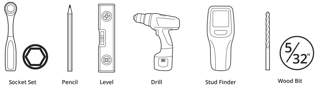 kanto TTS150 Tabletop TV Stand - Required Tools