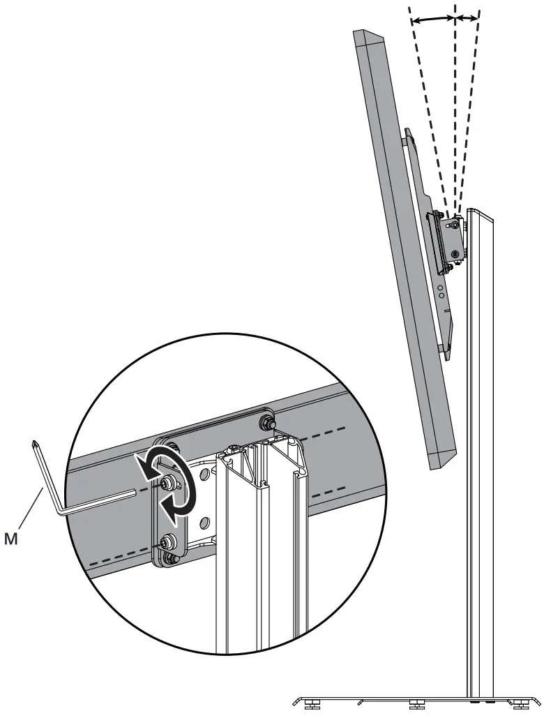 kanto TTS150 Tabletop TV Stand - Tilt TV