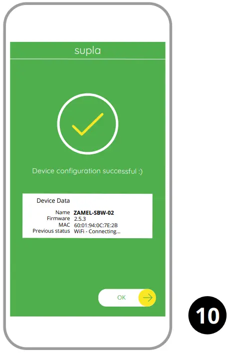 ZAMEL SBW 02 Wi Fi 2 Channel Gate Controller - DEVICE ADDED