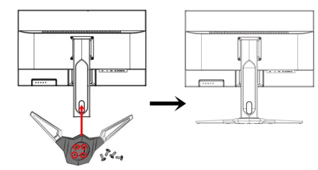 kogan KAMN27QUCMA 27 inch QHD IPS USB-C Freesync 75Hz Monitor User Guide - Stand Assembly