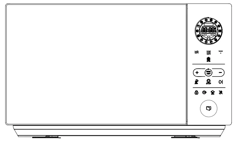 HOOVER HMGI25TB Grill Inverter Microwave Oven