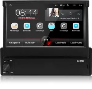 CAMECHO Android 7 Inch Flip Out Touch Screen Radio