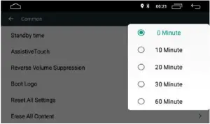 Car lnfotainment General Settings B