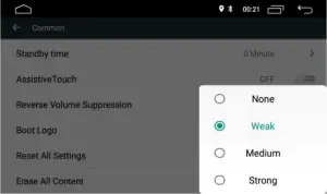 Car lnfotainment General Settings D
