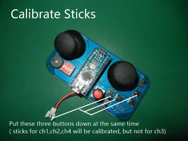 Calibrate Sticks