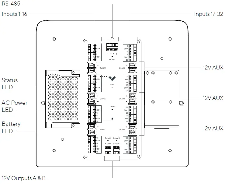 Verkada BP41 Alarm Panel parts